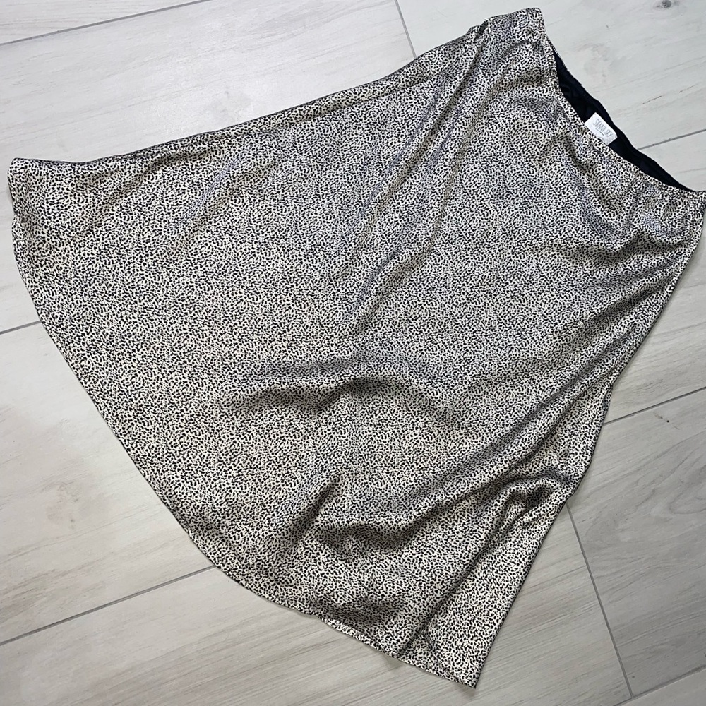 Sienna Sky Asymmetrical Leopard Print Skirt
